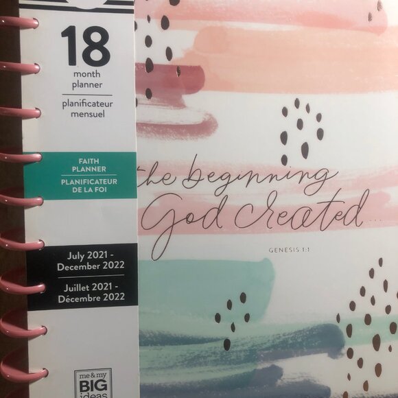 Happy Planner BIG 18 month Faith Planner July 2021-December 2022 - Picture 14 of 15